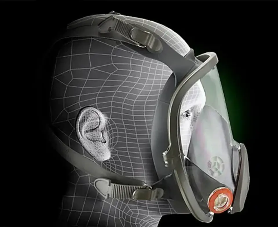 Respirador Fullface Rostro Completo 3M serie 6000 3