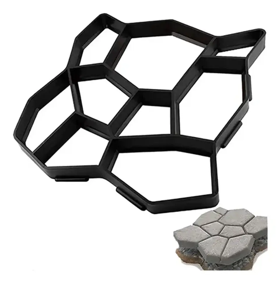 Molde B Para Estampado De Piso Radier Cemento 40x40 Cm 3