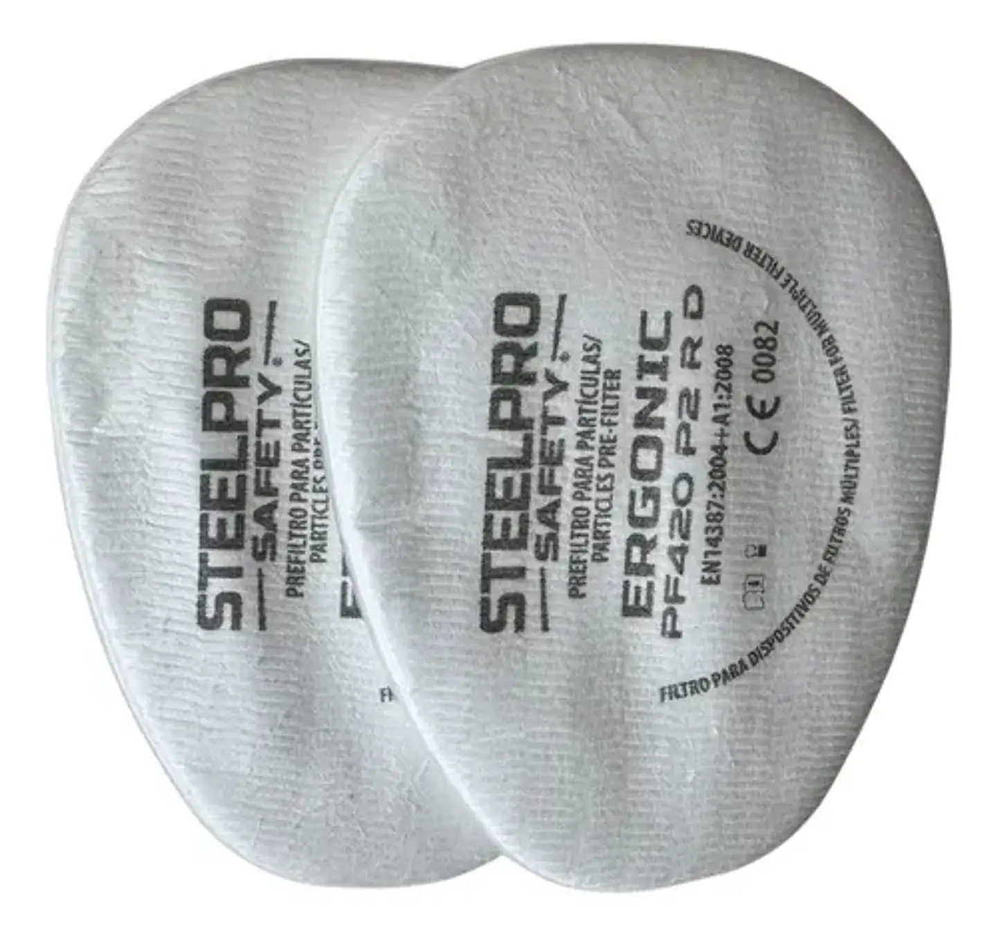 Prefiltro Steelpro Ergonic PF420 P2 R Partículas (display 5 pares) 2