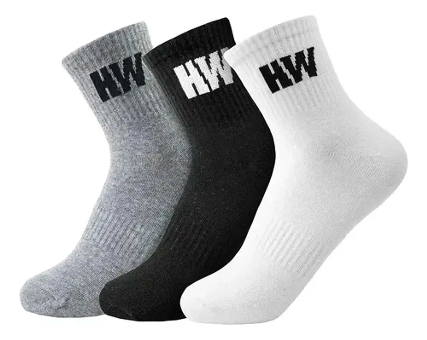 Tripack Calcetines Hw Algodón Tobillero Hombre 1