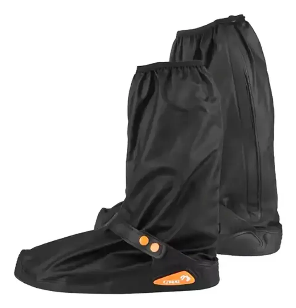 Polaina Cubre Calzado Impermeable Engomada Para La Lluvia 4