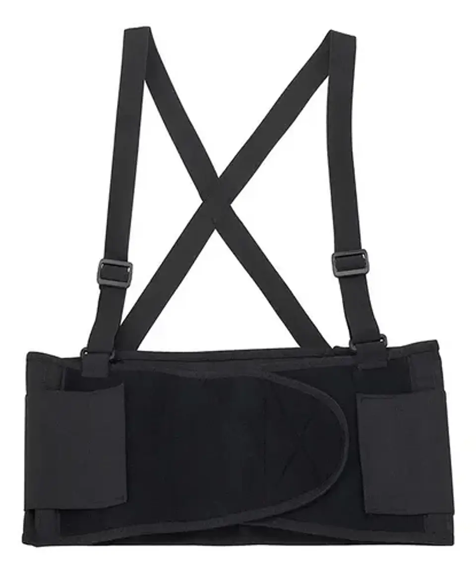 Faja Lumbar Reforzada Resistor Xxl Ajustable De Poliéster 1
