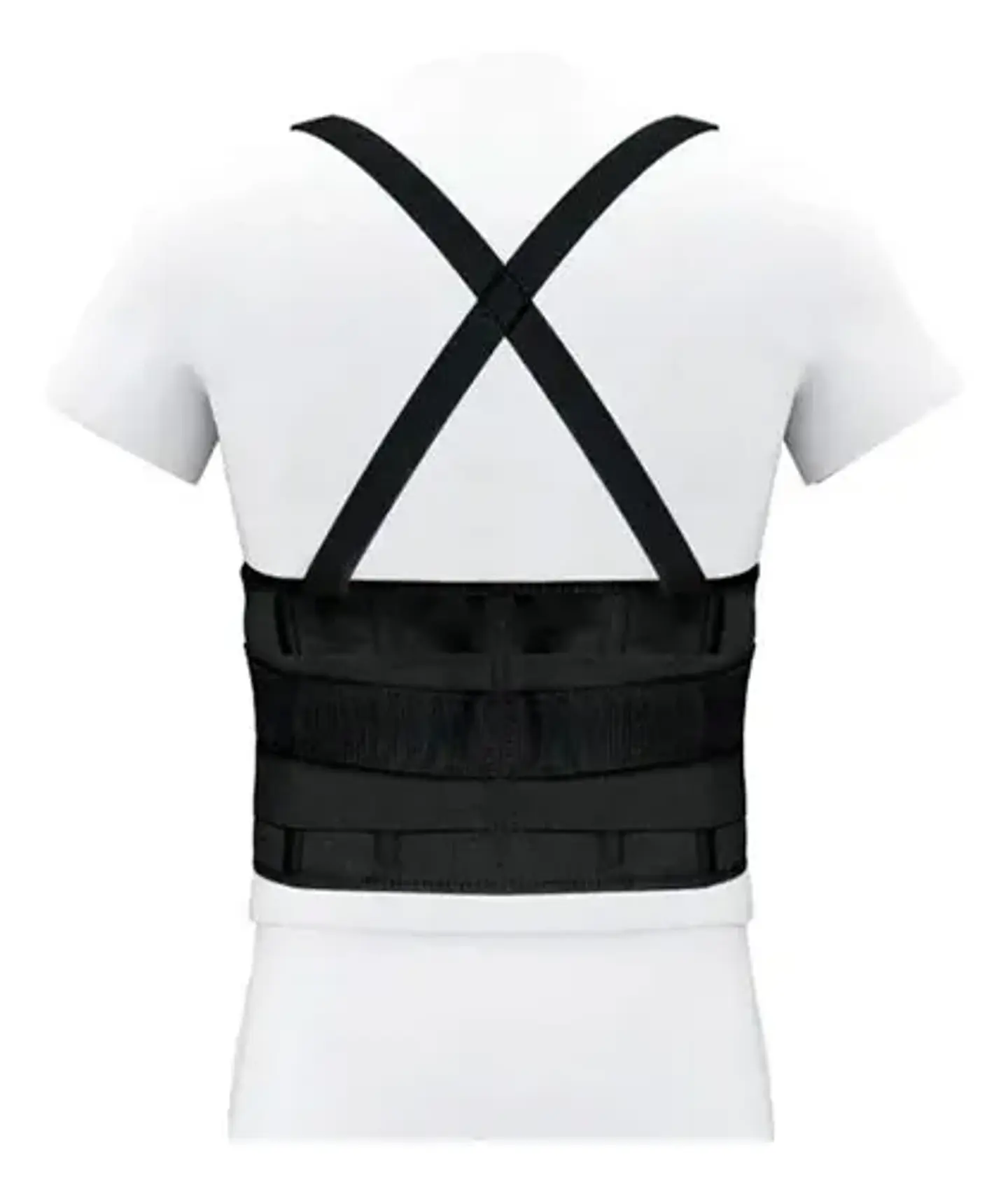 Faja Lumbar Reforzada Resistor Xxl Ajustable De Poliéster 2