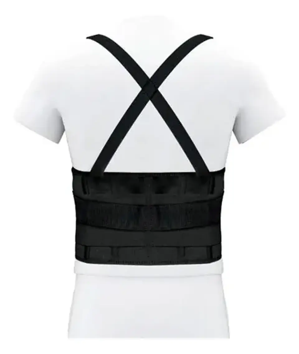 Faja Lumbar Reforzada Resistor Xxl Ajustable De Poliéster 2