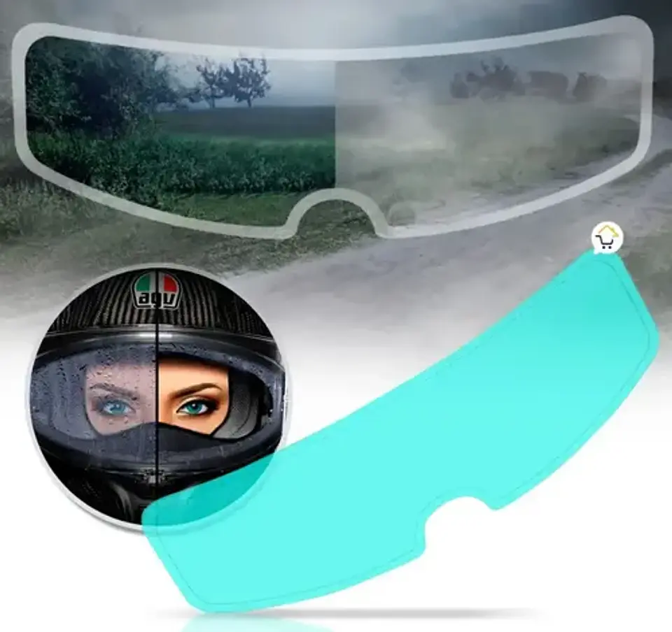 Mica Pinlok Antiempaño Universal Para Casco De Moto Anti Fog 6