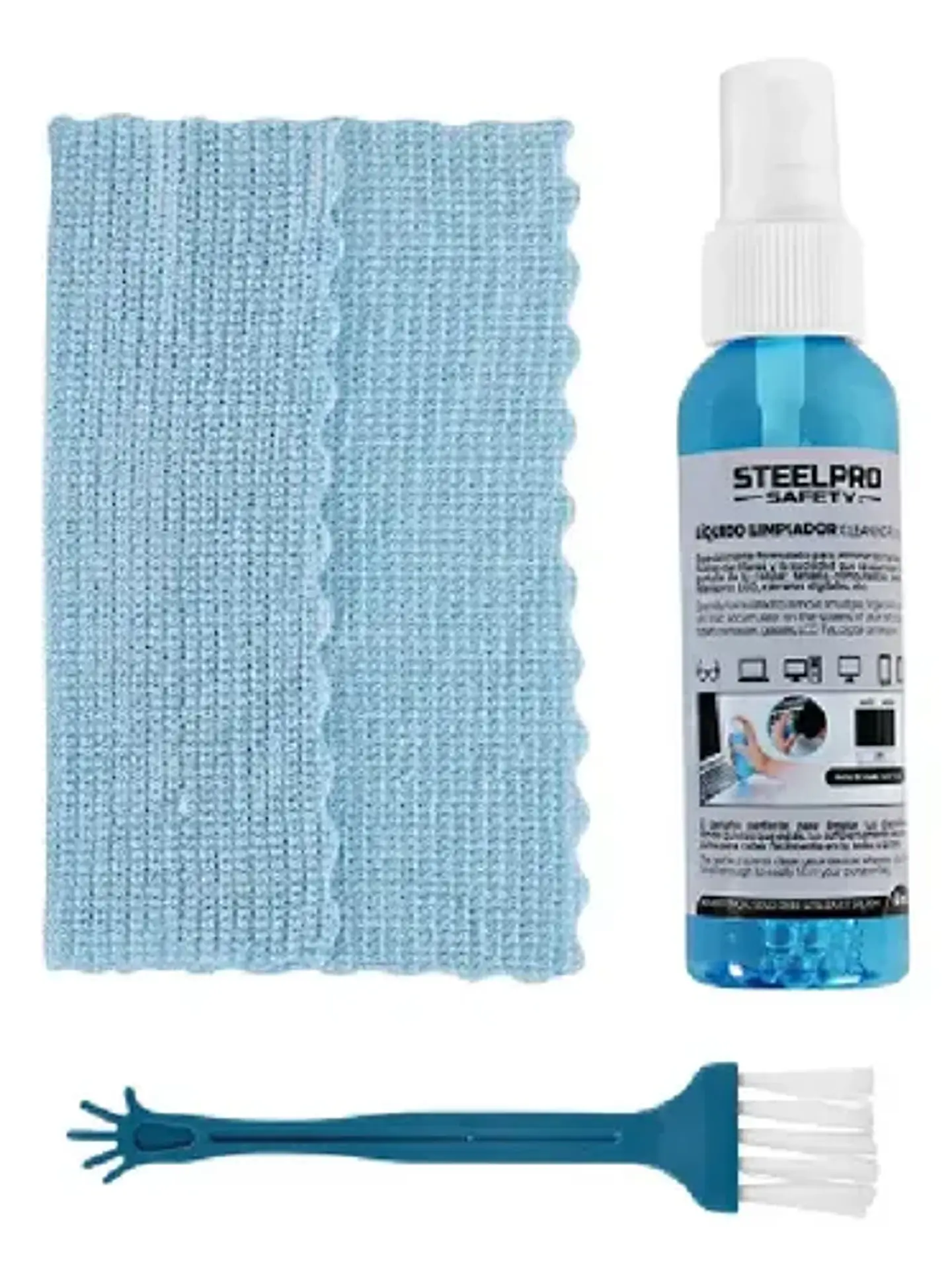 Kit Limpieza Lentes Celulares Notebook Steelpro 2