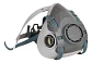 Máscara Respiratoria Medio Rostro Steelpro Ergonic 100 Talle L - Miniatura 2