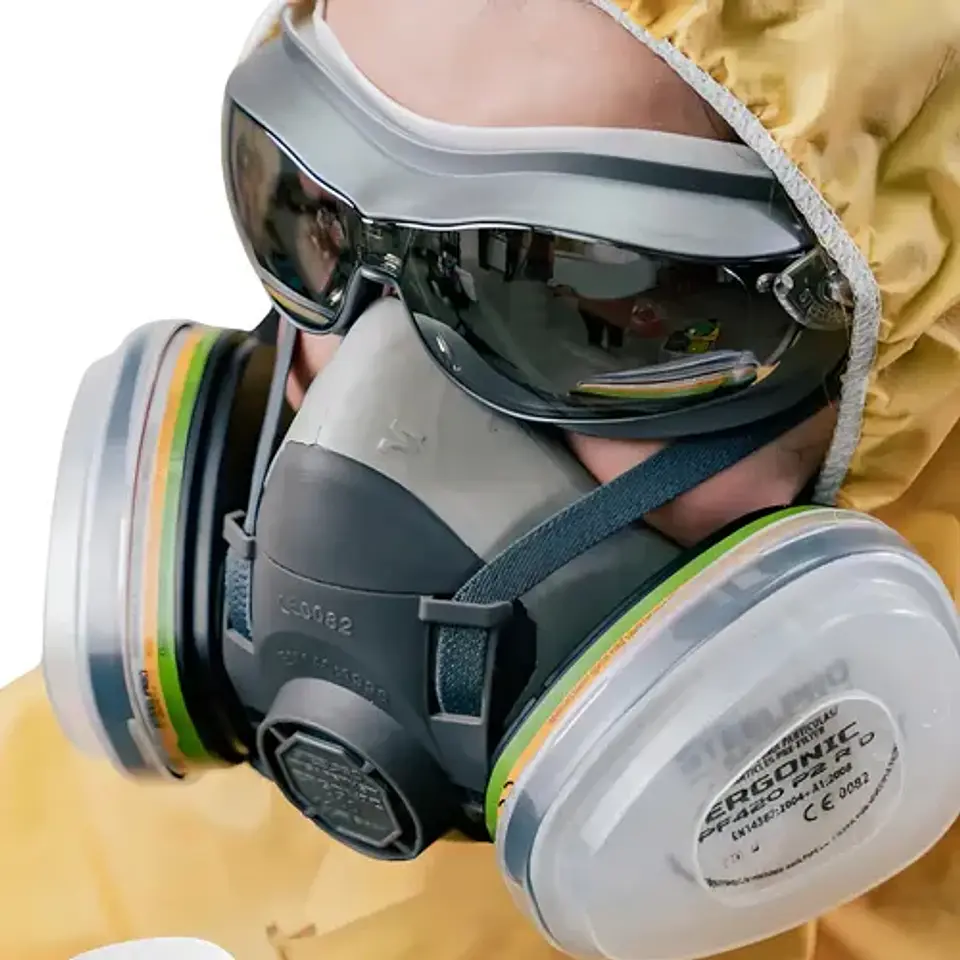 Máscara Respiratoria Medio Rostro Steelpro Ergonic 100 Talle L 4