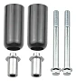 Tope Universal Anticaida Sliders Para Moto Motocicleta 1 Par - Miniatura 1