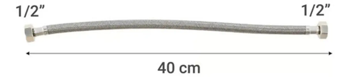 Flexible De Agua Fría Y Caliente Hi-hi 40 Cm 2