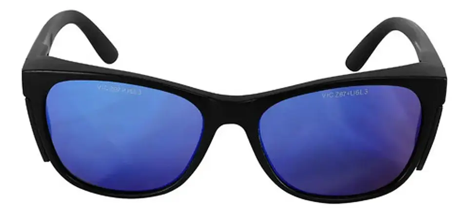 Lente De Seguridad Safeblack Gris Revo Azul Steelpro Violeta 3