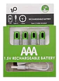 Pack 4 Pilas Aaa Ion Recargables Usb Carga Rapida 1,5v - Miniatura 1
