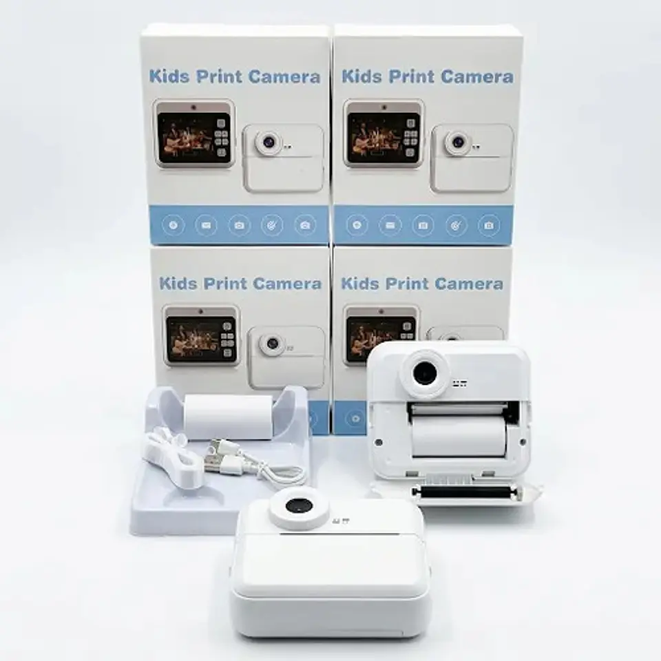 Camara Digital Niños Con Impresora Instantánea 4