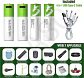 Pack 4 Pilas Aa Ion Recargables Usb Carga Rapida 1,5v - Miniatura 2
