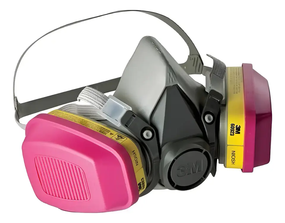Respirador 3M serie 6000 + Cartuchos 3M 60923 Mixtos 1