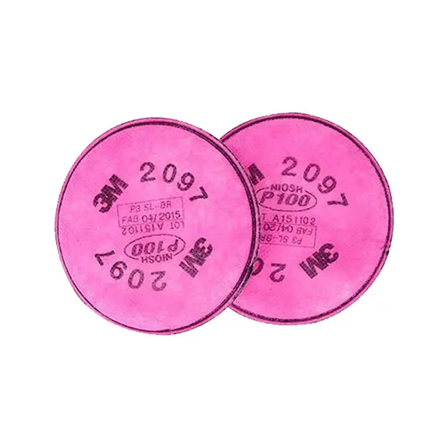 Filtros 3M 2097 particulado P100 / Vapores Orgánicos  1