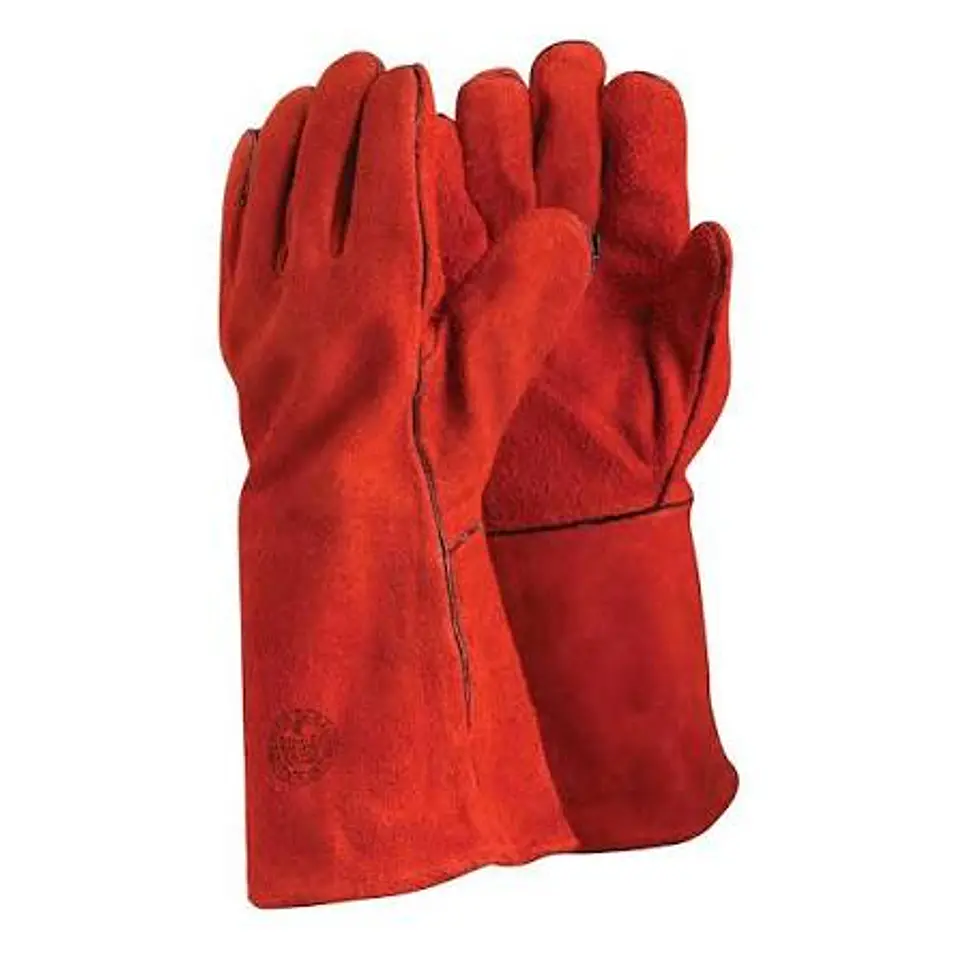Guante Soldador descarne rojo 14