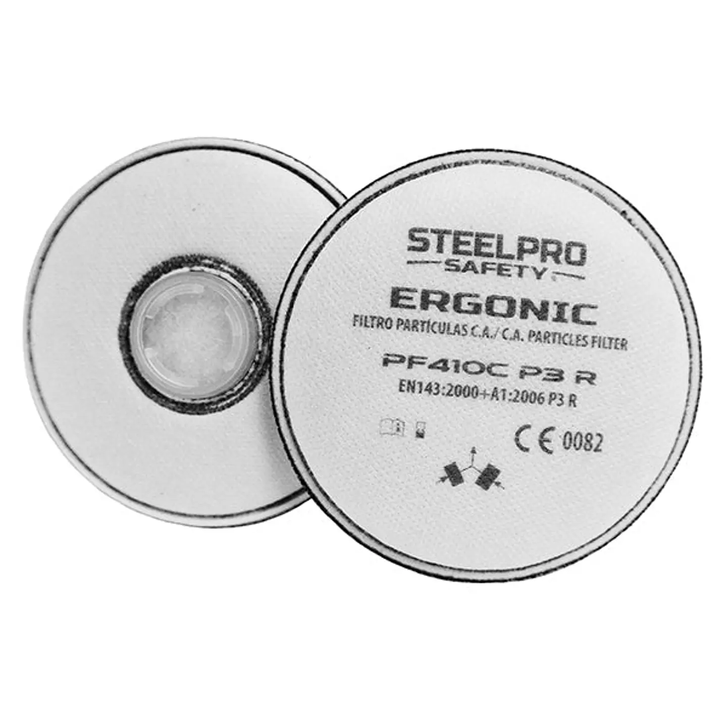 Filtro Para Tapaboca Steelpro F410c P3rc Blanco  1