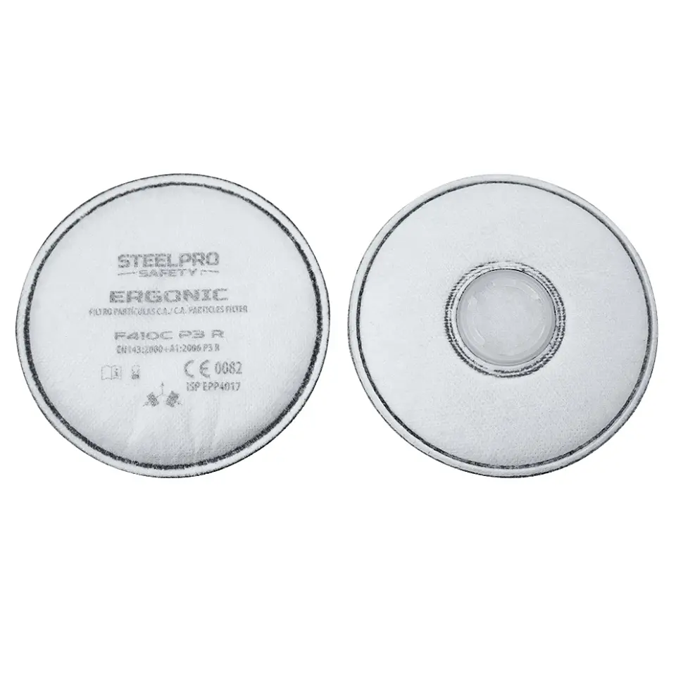 Filtro Para Tapaboca Steelpro F410c P3rc Blanco  4
