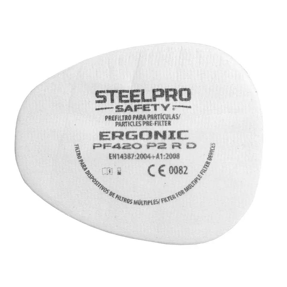 Prefiltro Steelpro Ergonic PF420 P2 R Partículas (display 5 pares) 1