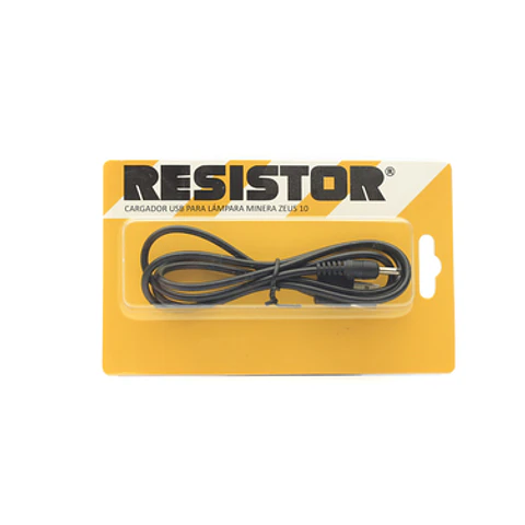 Cable Cargador Usb Lampara Minera Zeus 10 Resistor