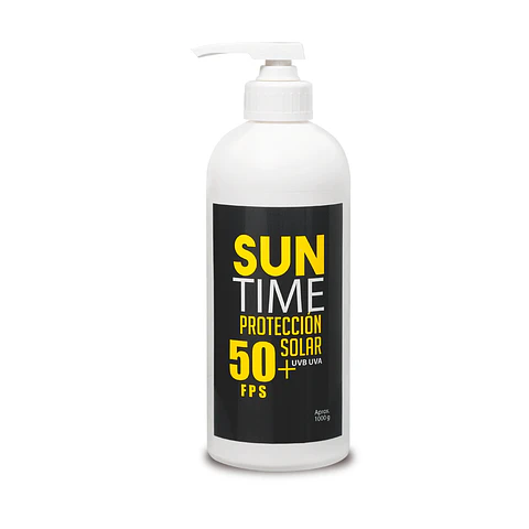 Bloqueador Solar Suntime 1 Lt Factor 50+ Con Dispensador