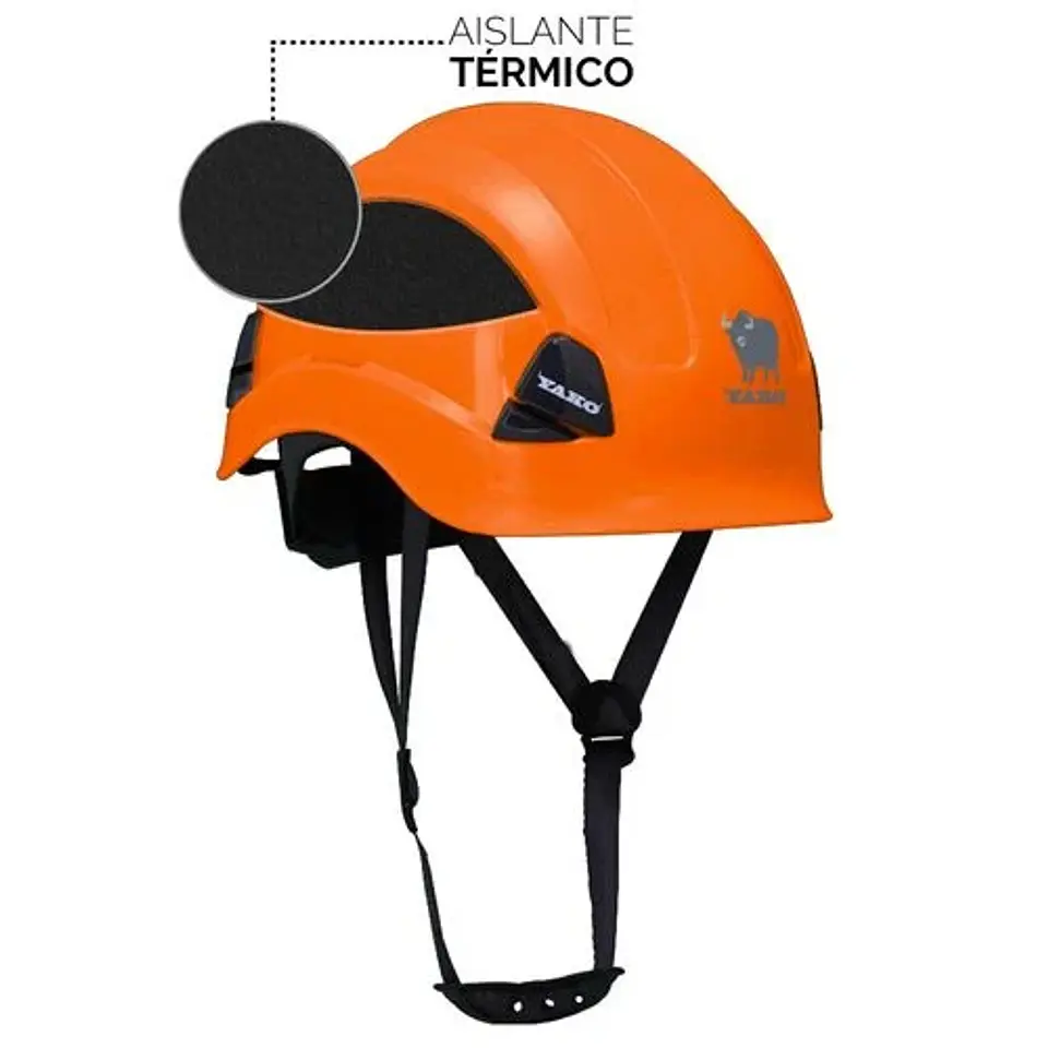Casco Yako Steelpro Naranjo 3