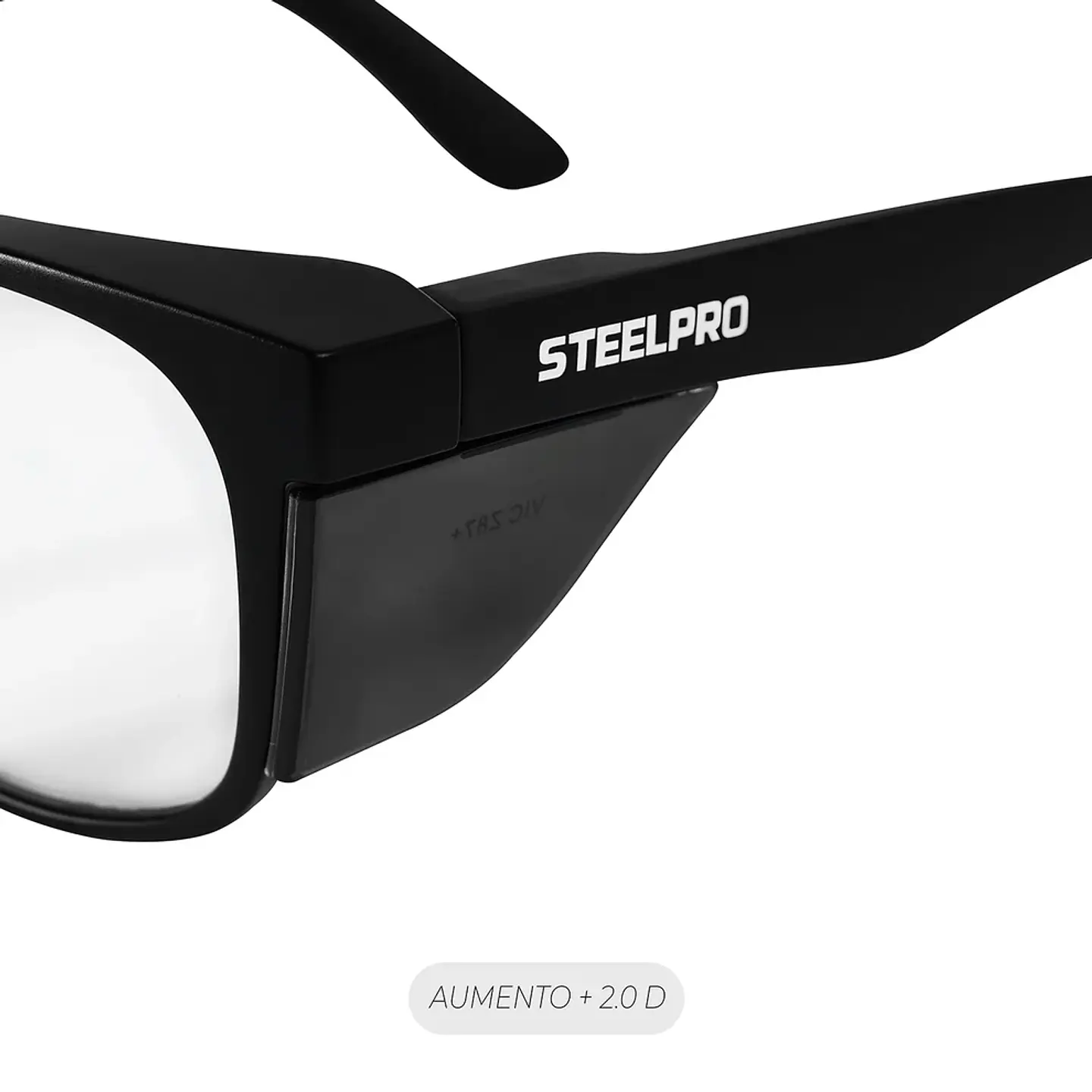 Lente De Seguridad con aumento Steelpro Safeblack Full Reader 3