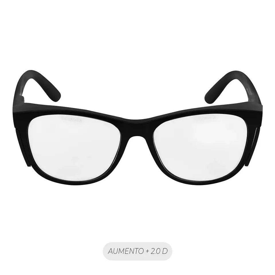 Lente De Seguridad con aumento Steelpro Safeblack Full Reader 2