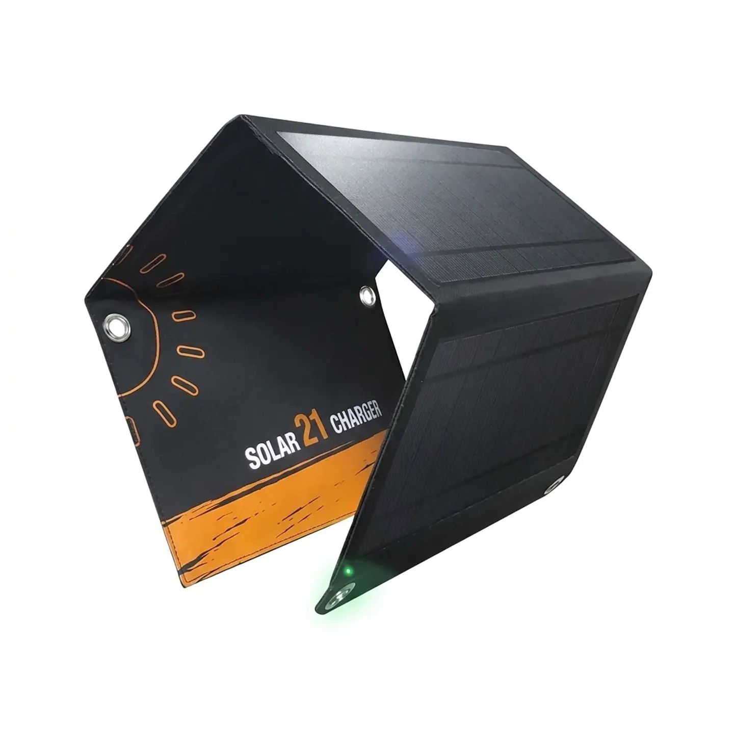 Cargador Solar - Panel Solar 21w Plegable 2 Puertos Usb 1