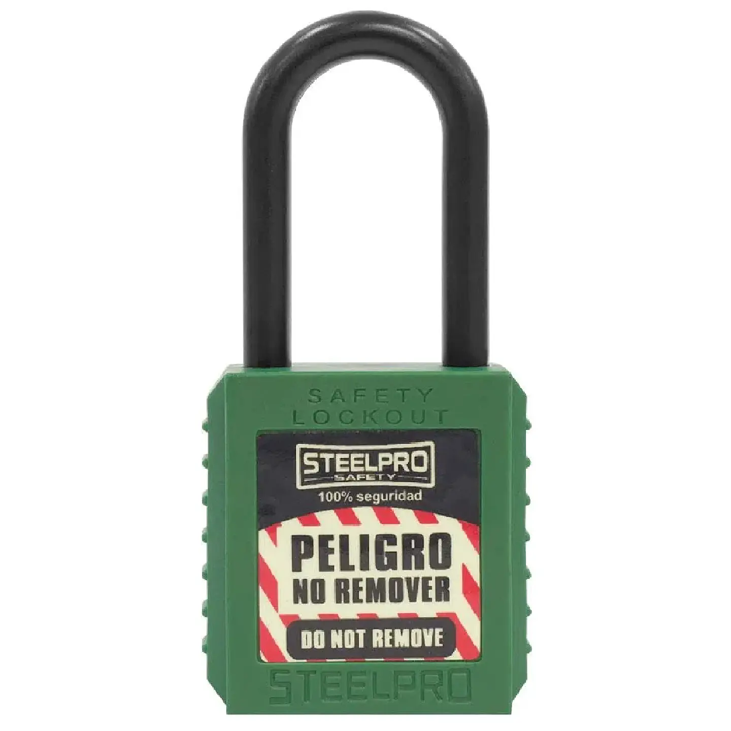 Candado Steelpro Lockout Dieléctrico verde 1