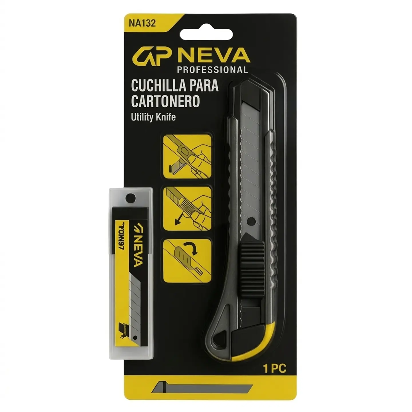 Cuchillo Cartonero Mas Hojas De Repuesto 1