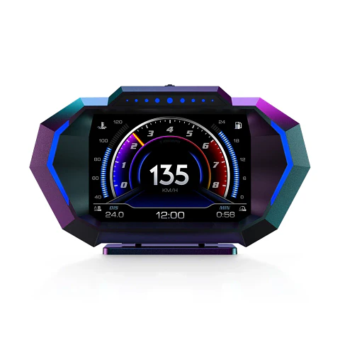 Velocimetro Display Hud P24 Computador Gps Scanner Obd2
