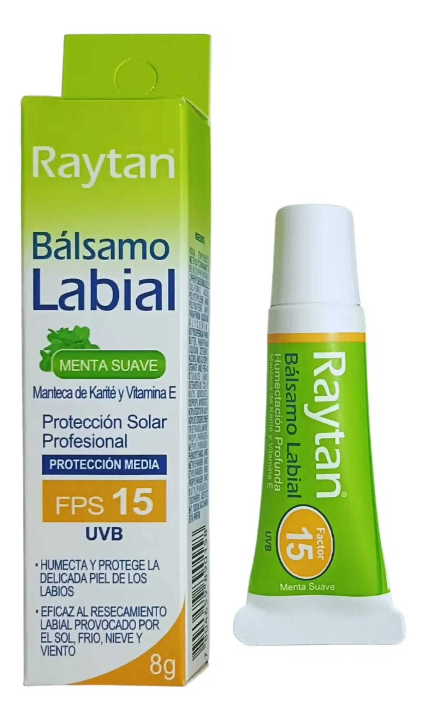 Balsamo Labial Menta Suave Fps 15 - Raytan 1