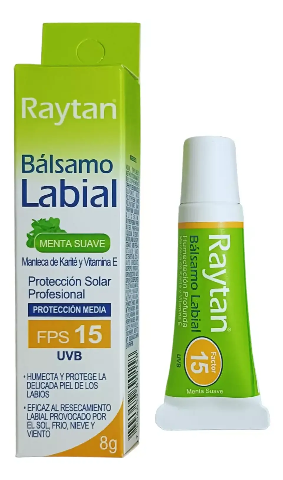 Balsamo Labial Menta Suave Fps 15 - Raytan 1