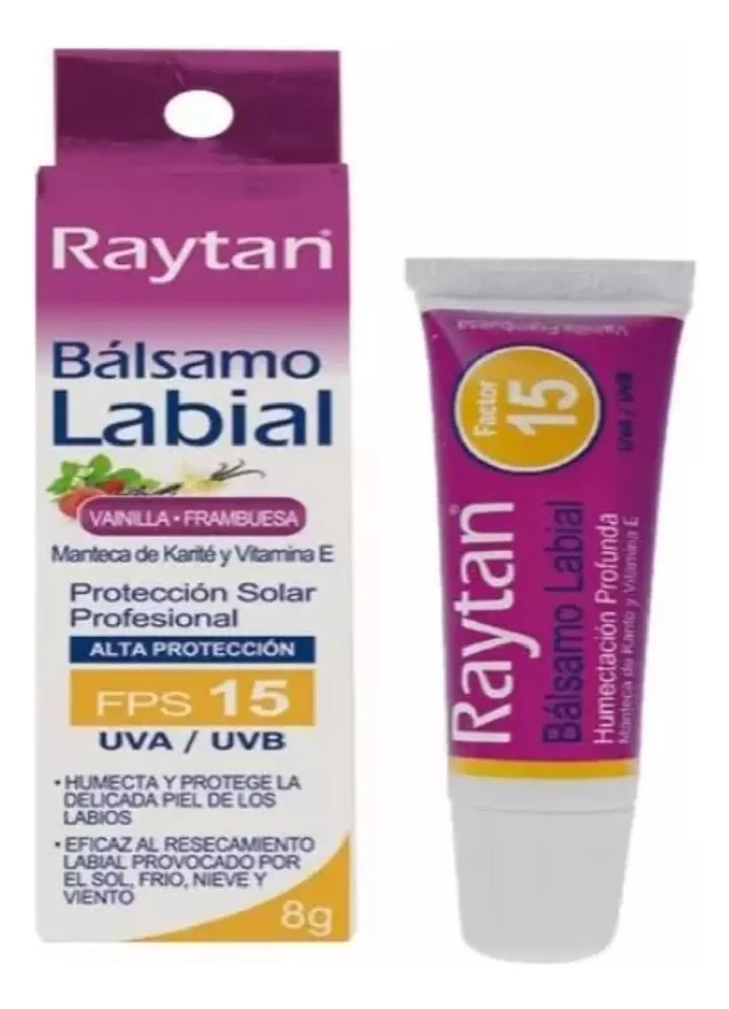 Bálsamo Labial fps 15 Frambuesa - Raytan  1