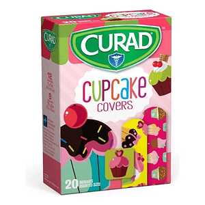 Bandita Curita Adhesiva Infantil Cupcake 20 Unidades - Curad