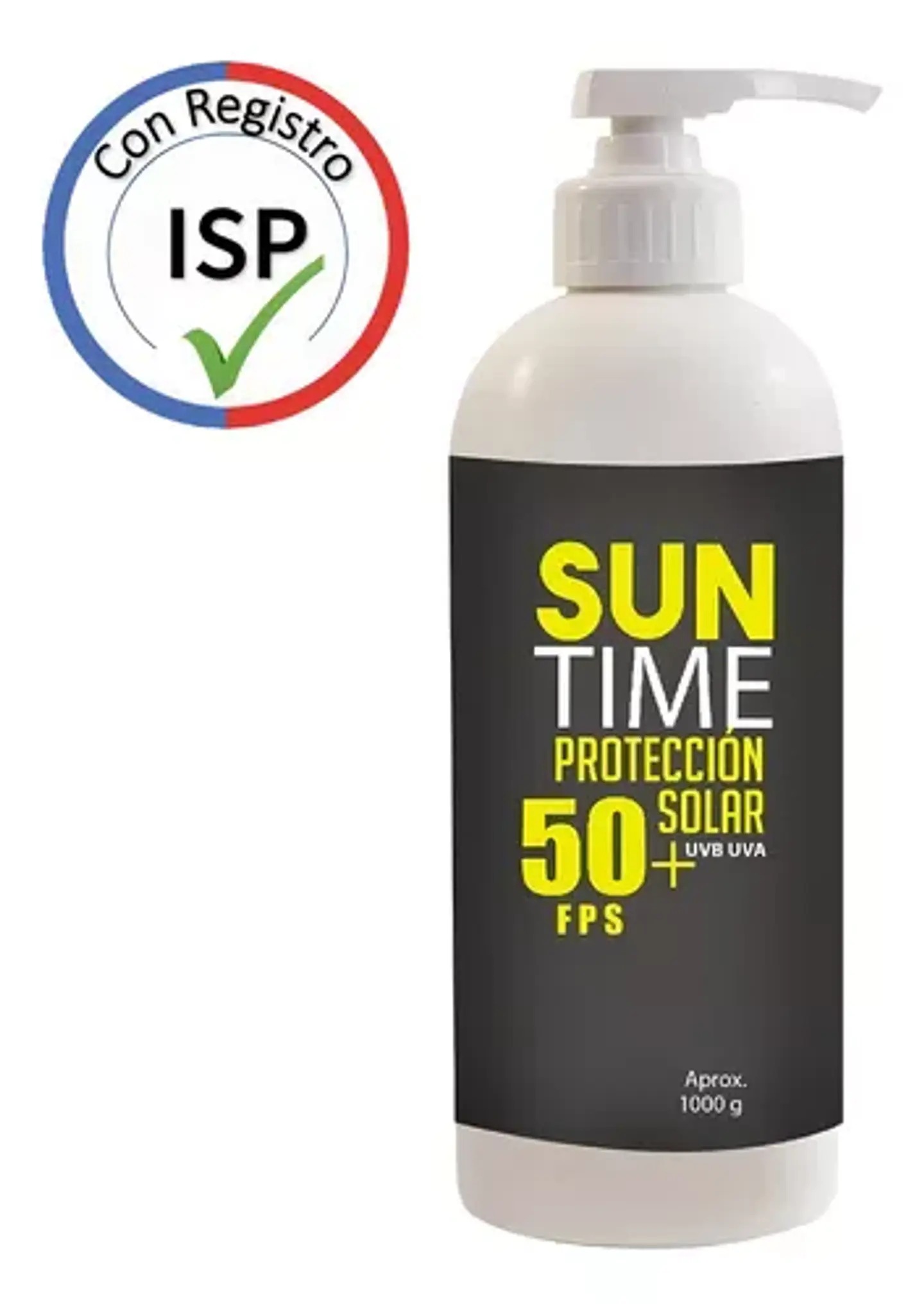 Bloqueador Solar 1 Litro Factor 50+ - Suntime 1