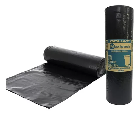 Bolsas De Basura Grande Rollo 80x110 Cm 10 Unidades - Maxipack
