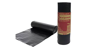 Bolsas De Basura Pequeña Rollo 50x70 Cm 10 Unidades - Maxipack