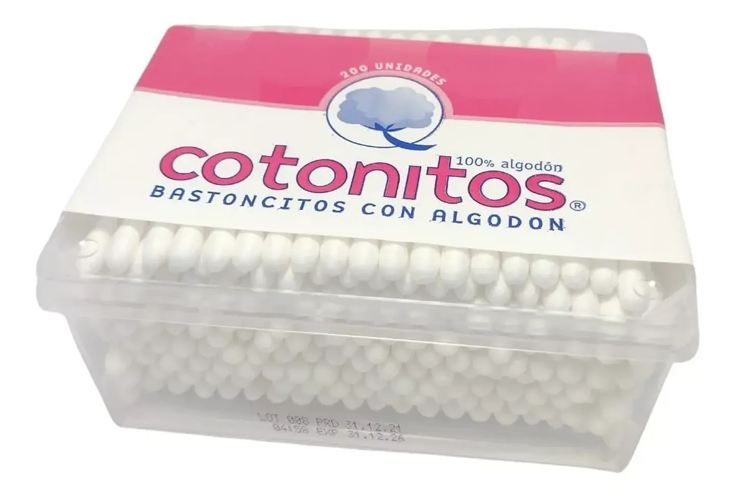Cotonitos de  Algodón Caja 200 Unidades  1