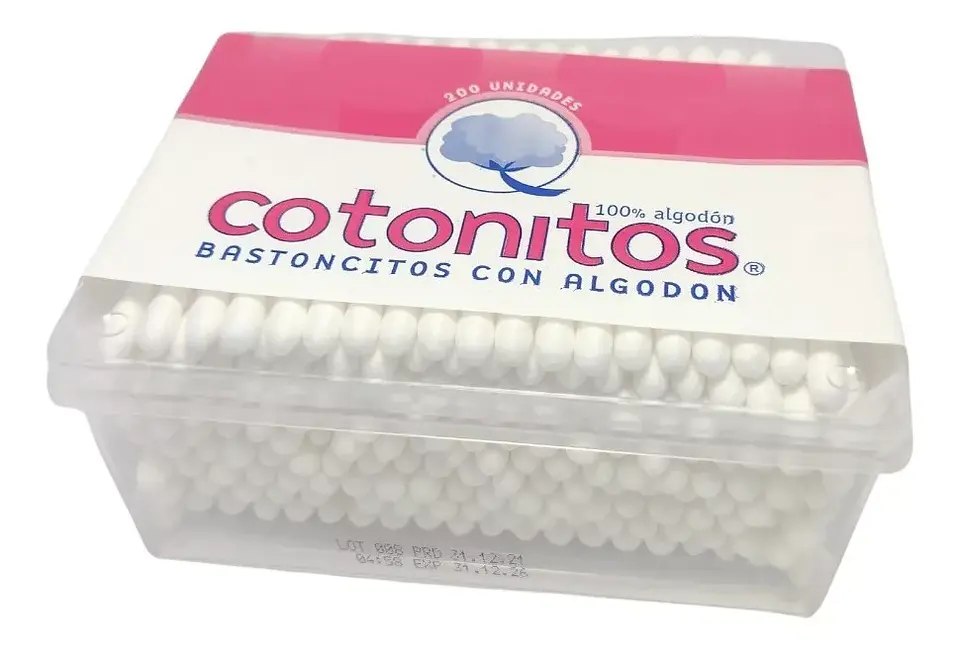 Cotonitos de  Algodón Caja 200 Unidades  1