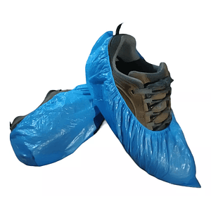 Cubre Calzado Plástico Azul 100 Unidades 