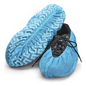 Cubre Calzado Desechable Azul Antideslizante