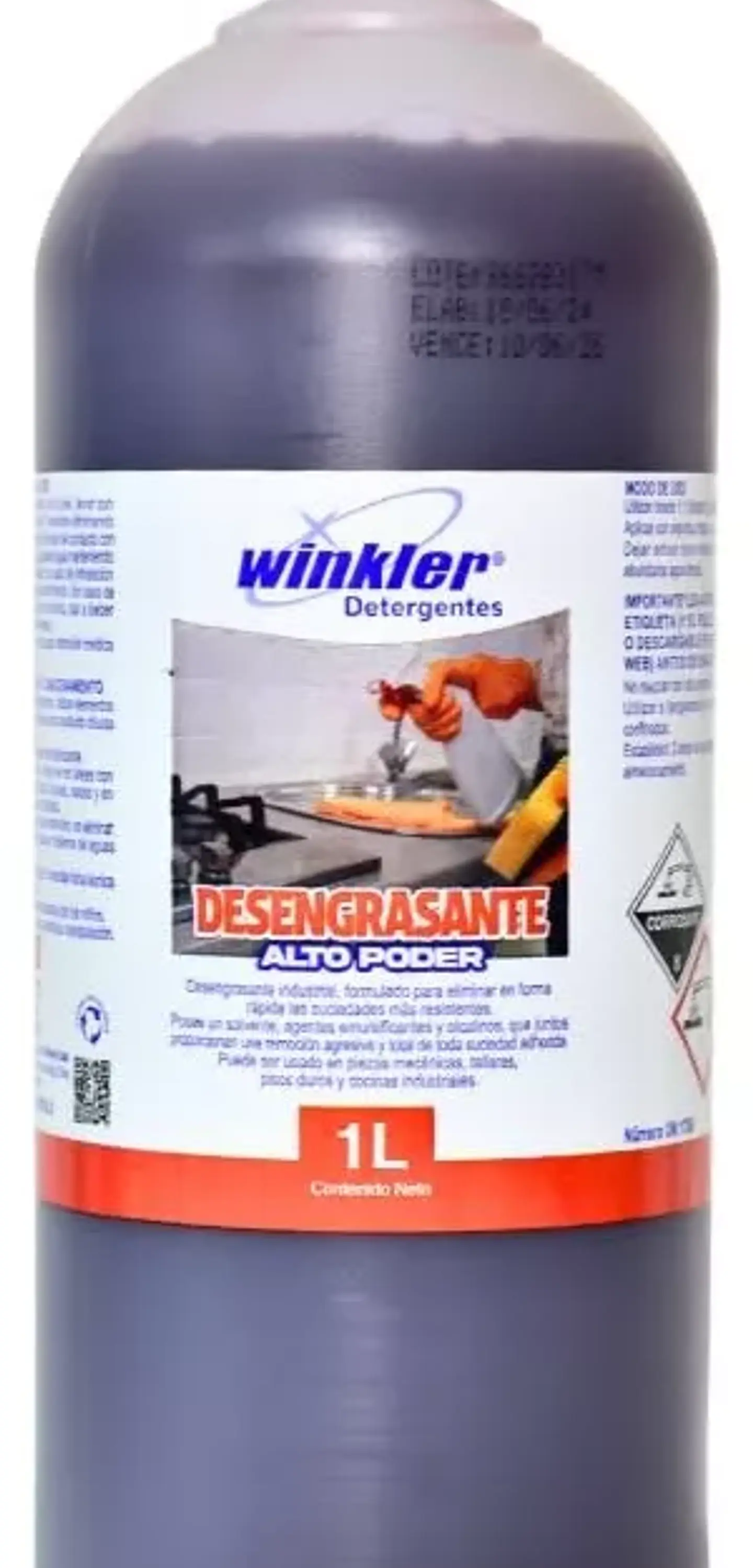 Desengrasante Industrial Alto Poder 1 Litro Wk-093 - Winkler 1