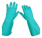 Guantes De Nitrilo Verde  Flocado Industrial -  Ranger - Miniatura 3