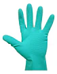 Guantes De Nitrilo Verde  Flocado Industrial -  Ranger - Miniatura 4