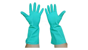 Guantes De Nitrilo Verde  Flocado Industrial -  Ranger