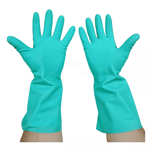 Guantes De Nitrilo Verde  Flocado Industrial -  Ranger
