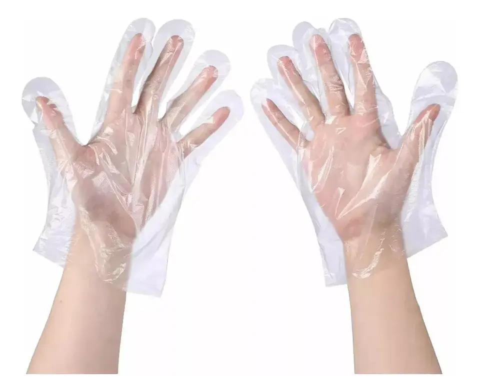 Guantes Desechables Multiusos Polietileno 100 Unidades 1